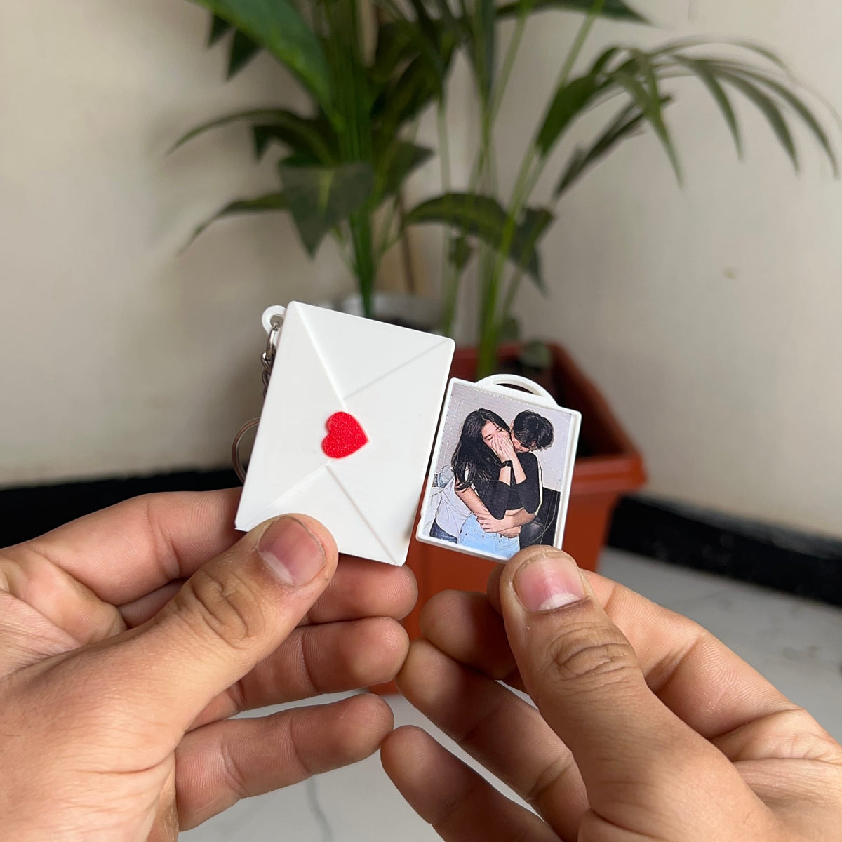 Love Letter Keychain - Customized Picture