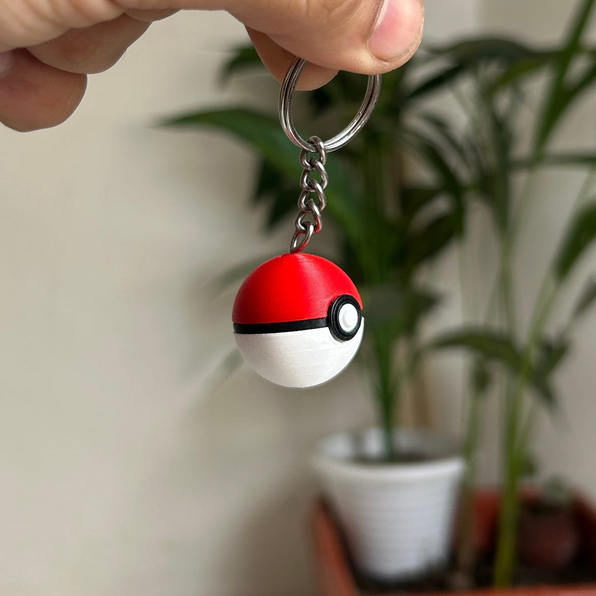 Poke Ball Keychain