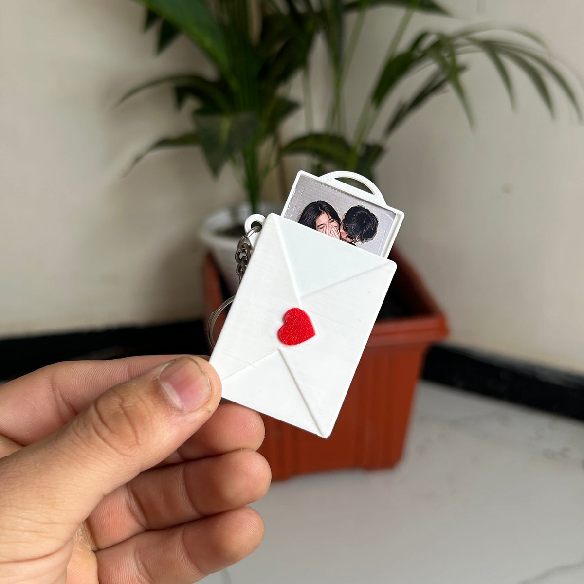 Love Letter Keychain - Customized Picture