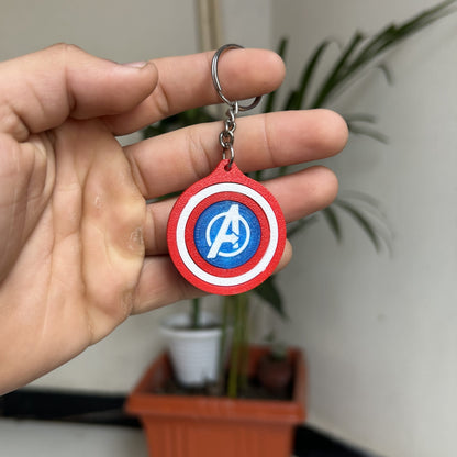 Captain America Fidget Keychain