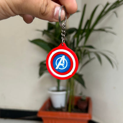 Captain America Fidget Keychain