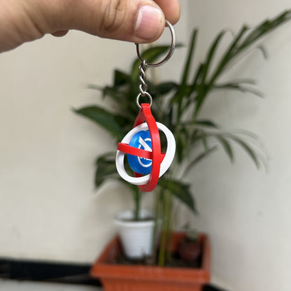 Captain America Fidget Keychain