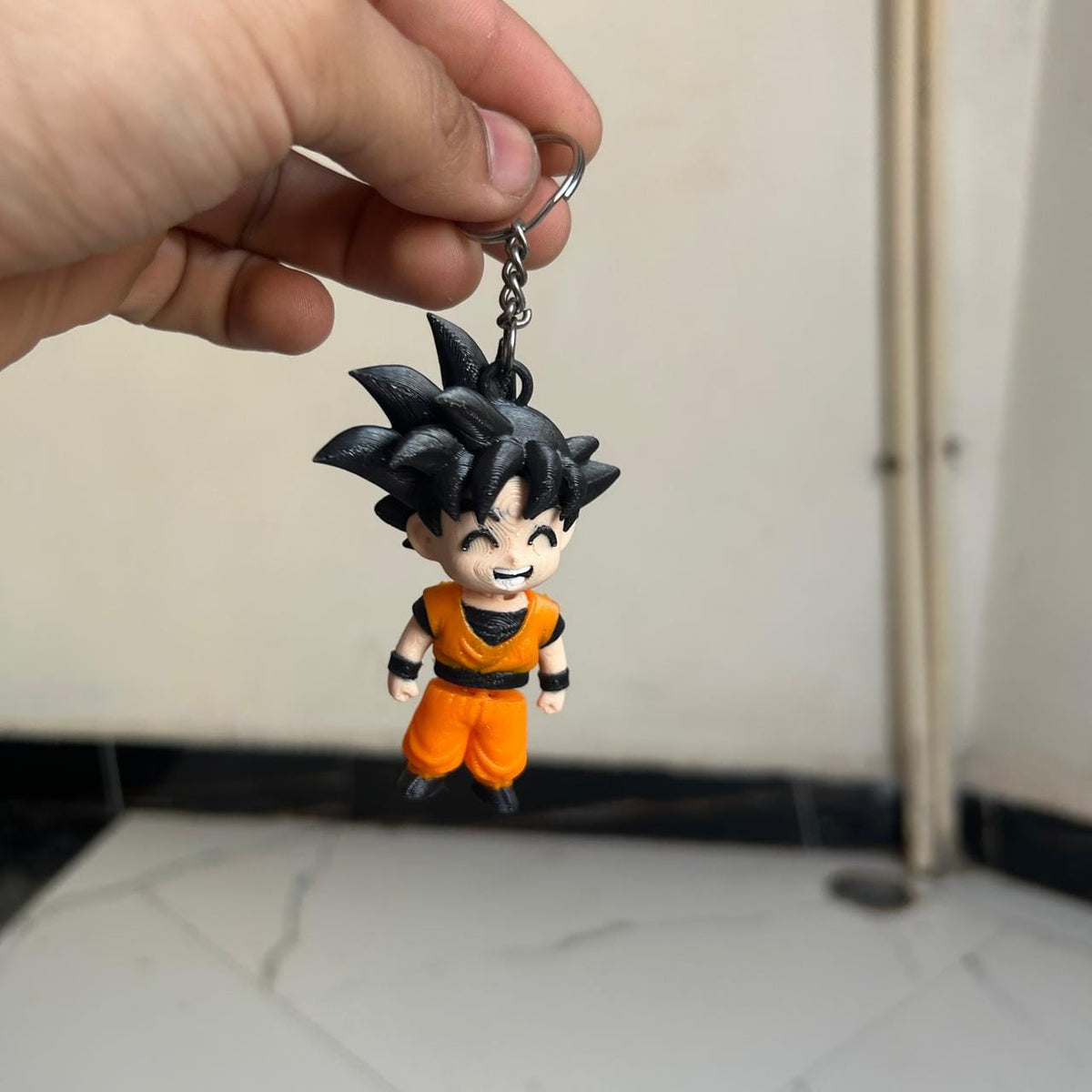 Smiling Goku Flexi-Keychain