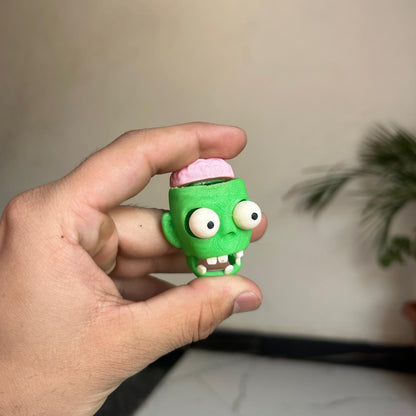 Satisfy Zombie Keychain