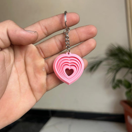 Satisfy Heart Keychain
