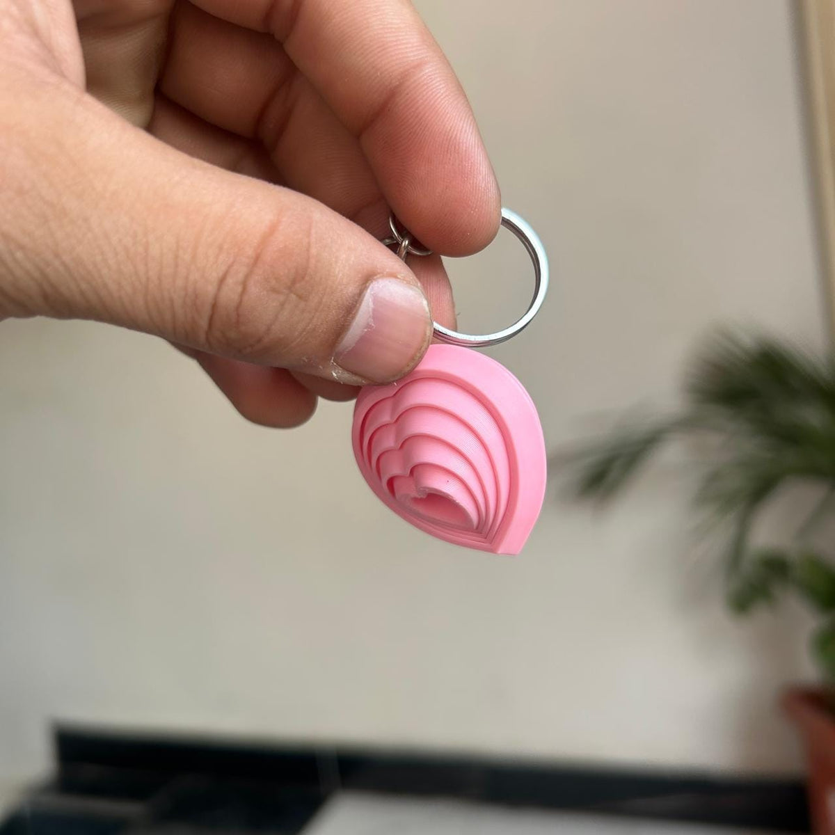 Satisfy Heart Keychain