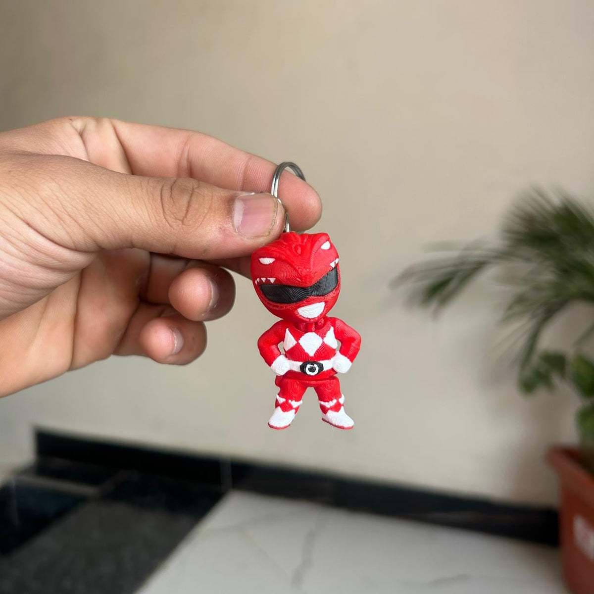 Red Ranger Flexi Keychain