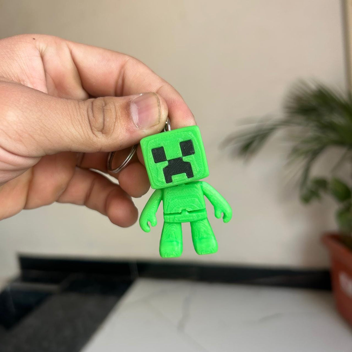 Creeper Flexi Keychain (MineCraft)